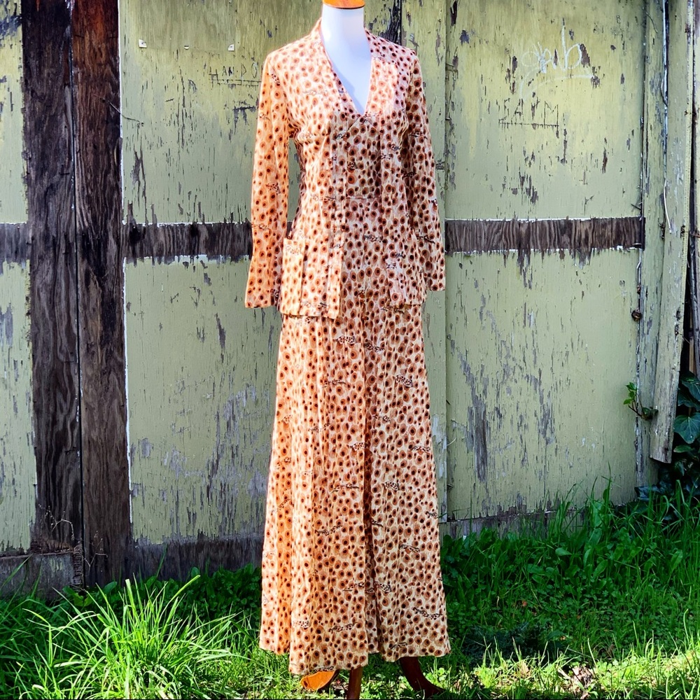 SOLD Elegant Miss Animal Print Palazzo Jumpsuit - Picture 2 of 7